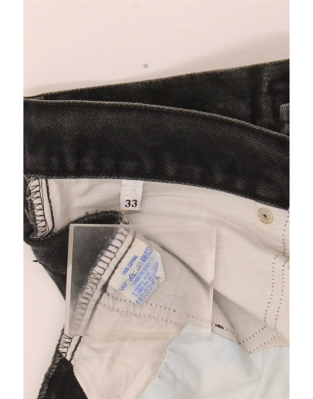 Vaqueros rectos Levi's para hombre W33 L34 Algodón negro