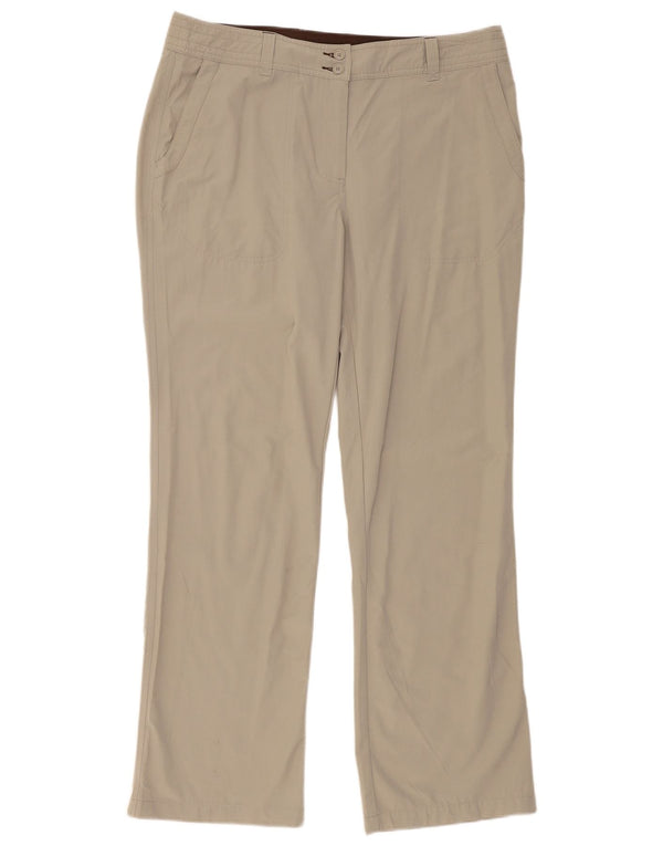 Rohan Pantalones Casuales Rectos para Mujer UK 40 Large W38 L32 Poliamida Beige