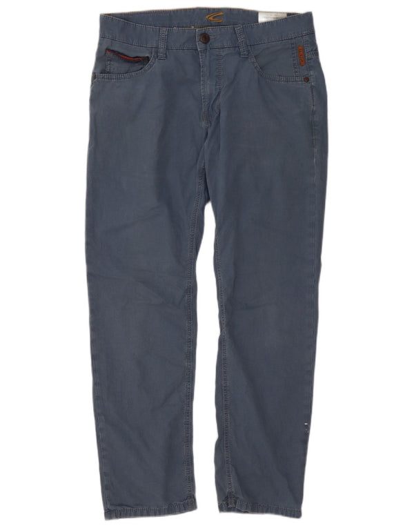 Camel Active Mens Hudson Slim Casual Pantalones W34 L30 Algodón Azul