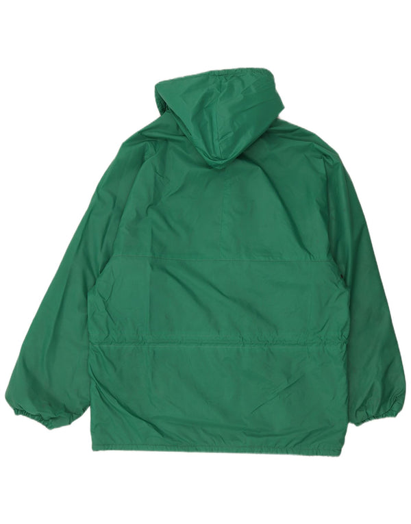 K-Way Chaqueta impermeable con capucha para hombre UK 42 XL Poliamida verde