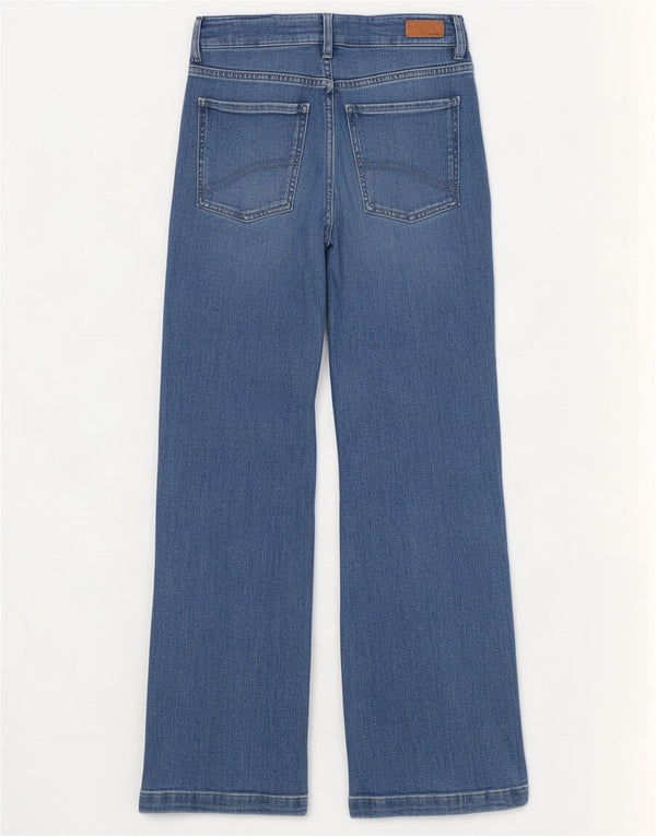 Vaqueros de pierna ancha Elise para mujer de Fat Face UK 10 Small W28 L30 Algodón azul