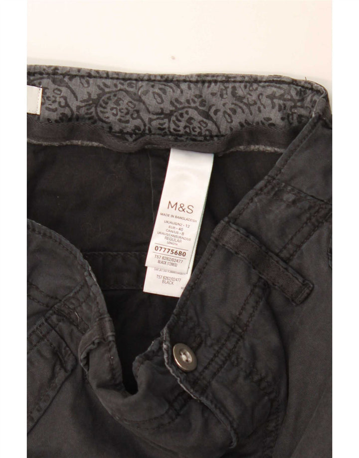 Marks & Spencer Pantalones tipo joggers cargo para mujer UK 12 Medium W30 L29 Gris