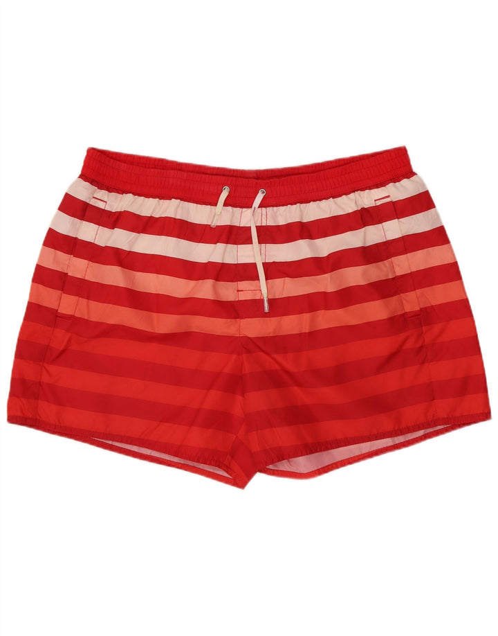 COAST Bañador para Mujer UK 40 XL Poliéster a Rayas Rojas