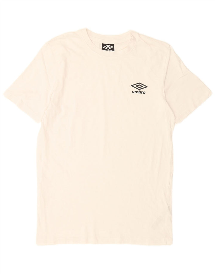 Camiseta Umbro Hombre Top Small Blanco Algodón