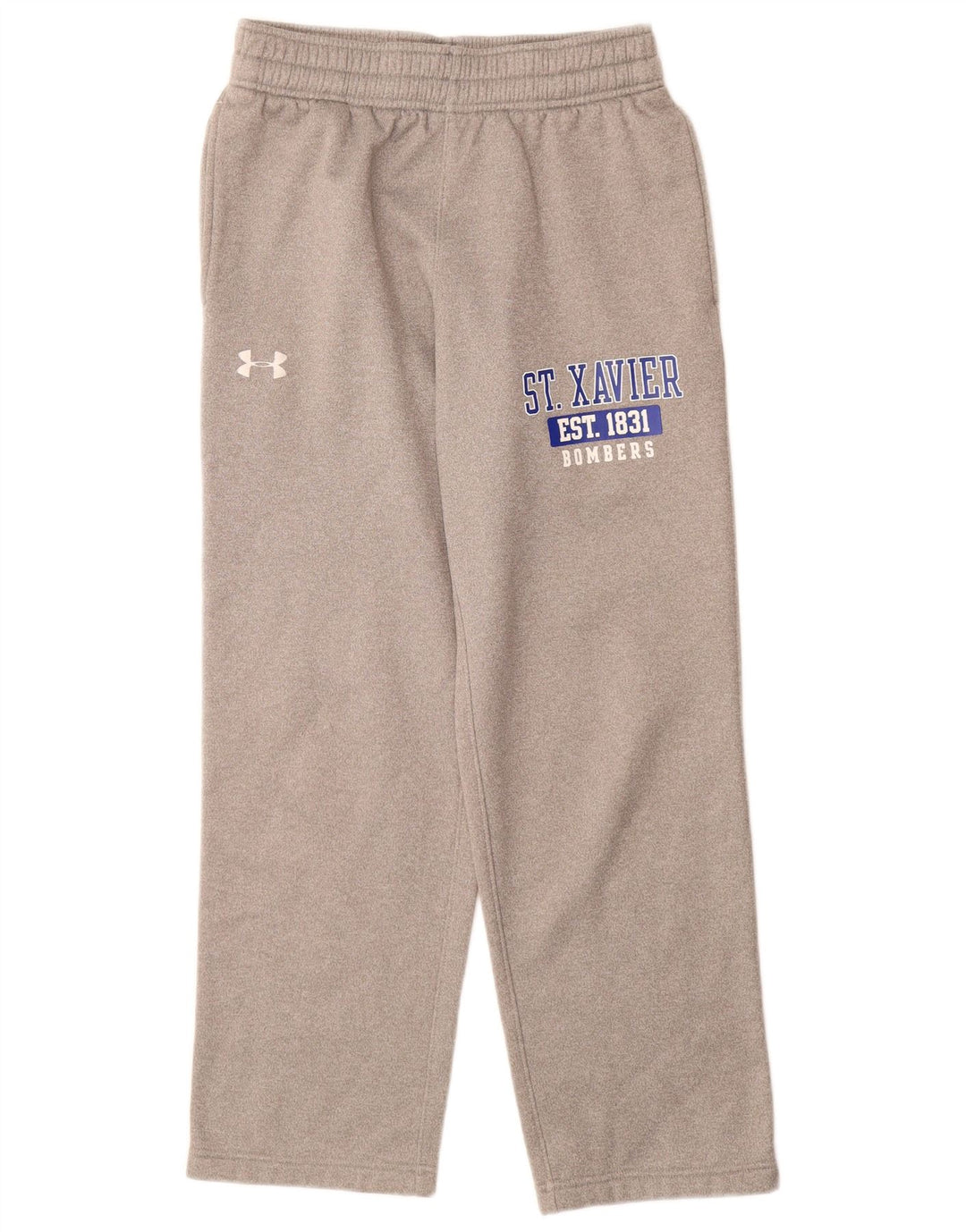 UNDER ARMOUR Pantalones de chándal con estampado gráfico para hombre Poliéster gris pequeño