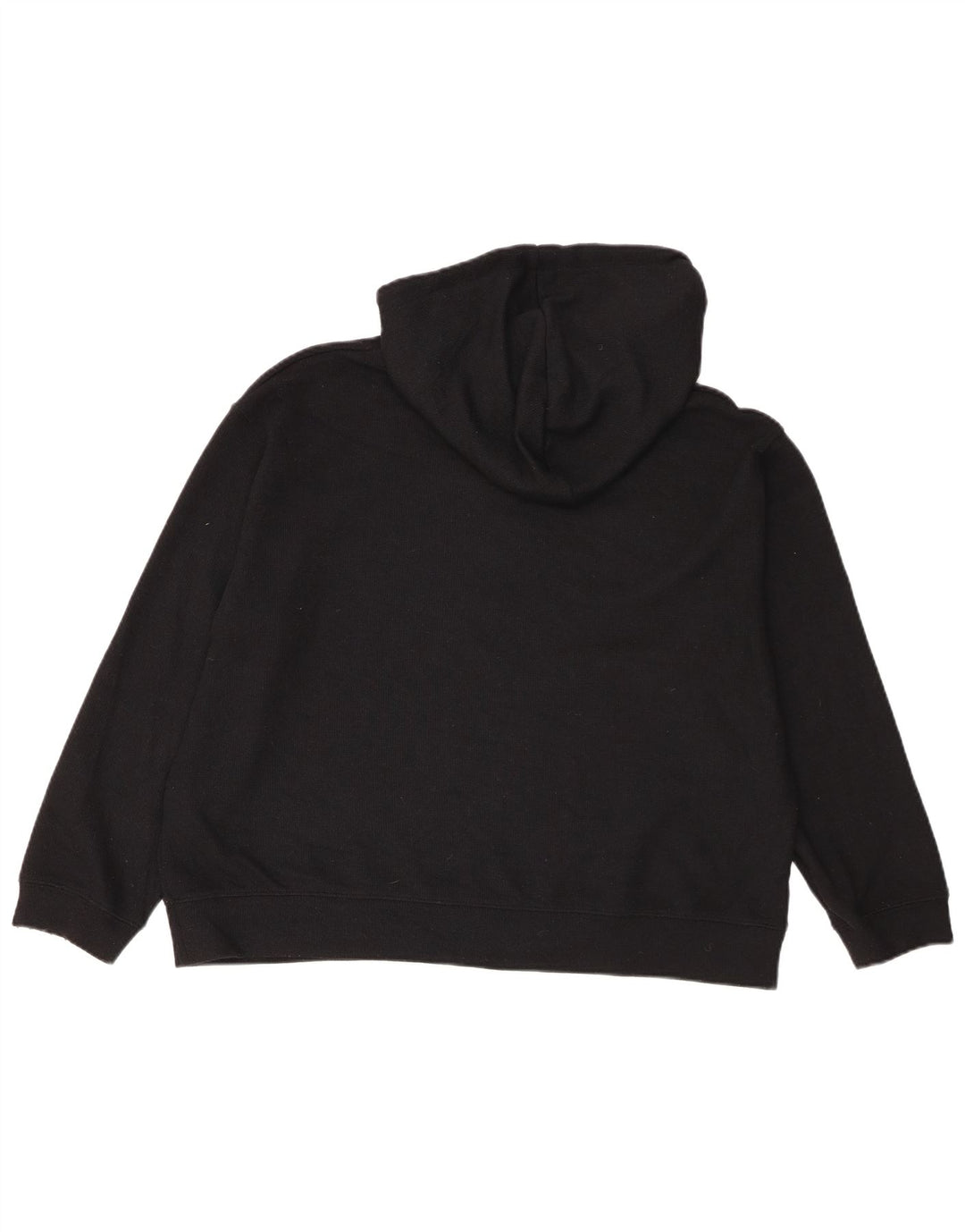 Zara Jersey con capucha extragrande para mujer UK 44 Mediano Poliéster negro