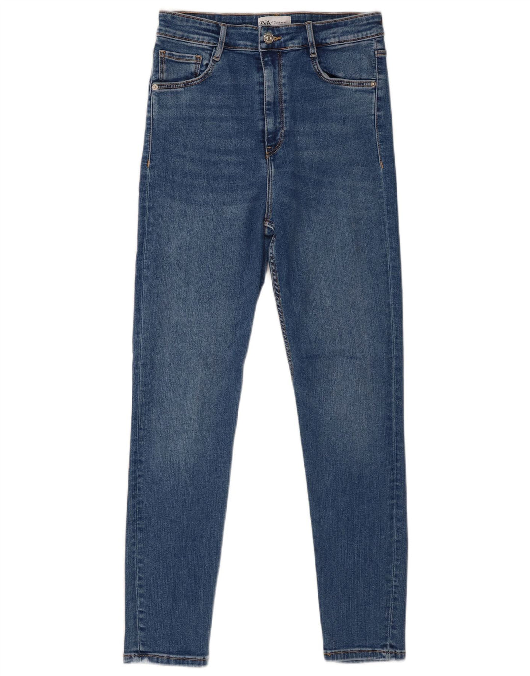 Zara Vaqueros Pitillo Mujer EU 40 Mediano W30 L27 Azul