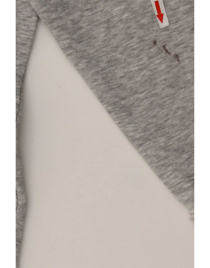 Fila Hombre Graphic Sudadera Con Capucha Jumper Grande Gris Moteado