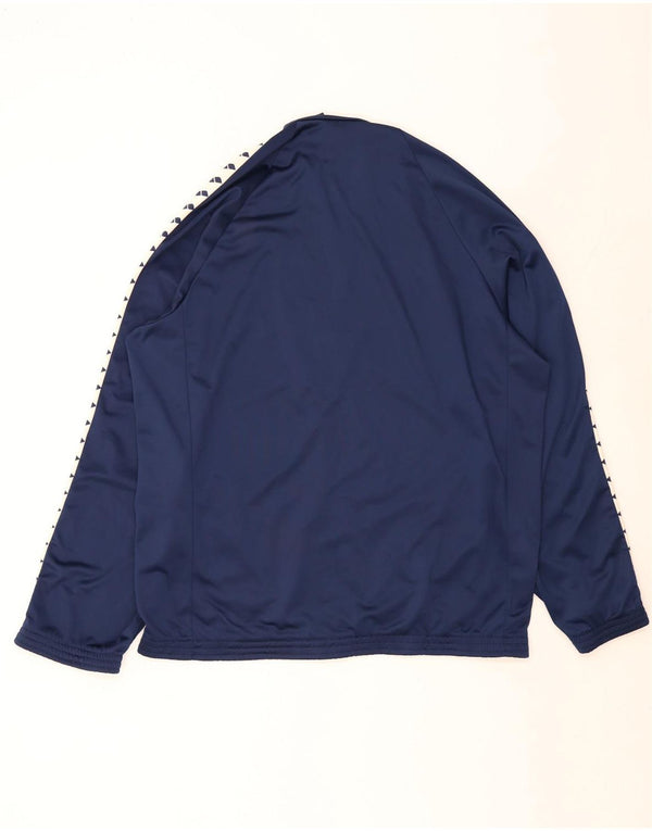 Arena Mens Graphic Chándal Top Chaqueta 2XL Azul Marino Colorblock