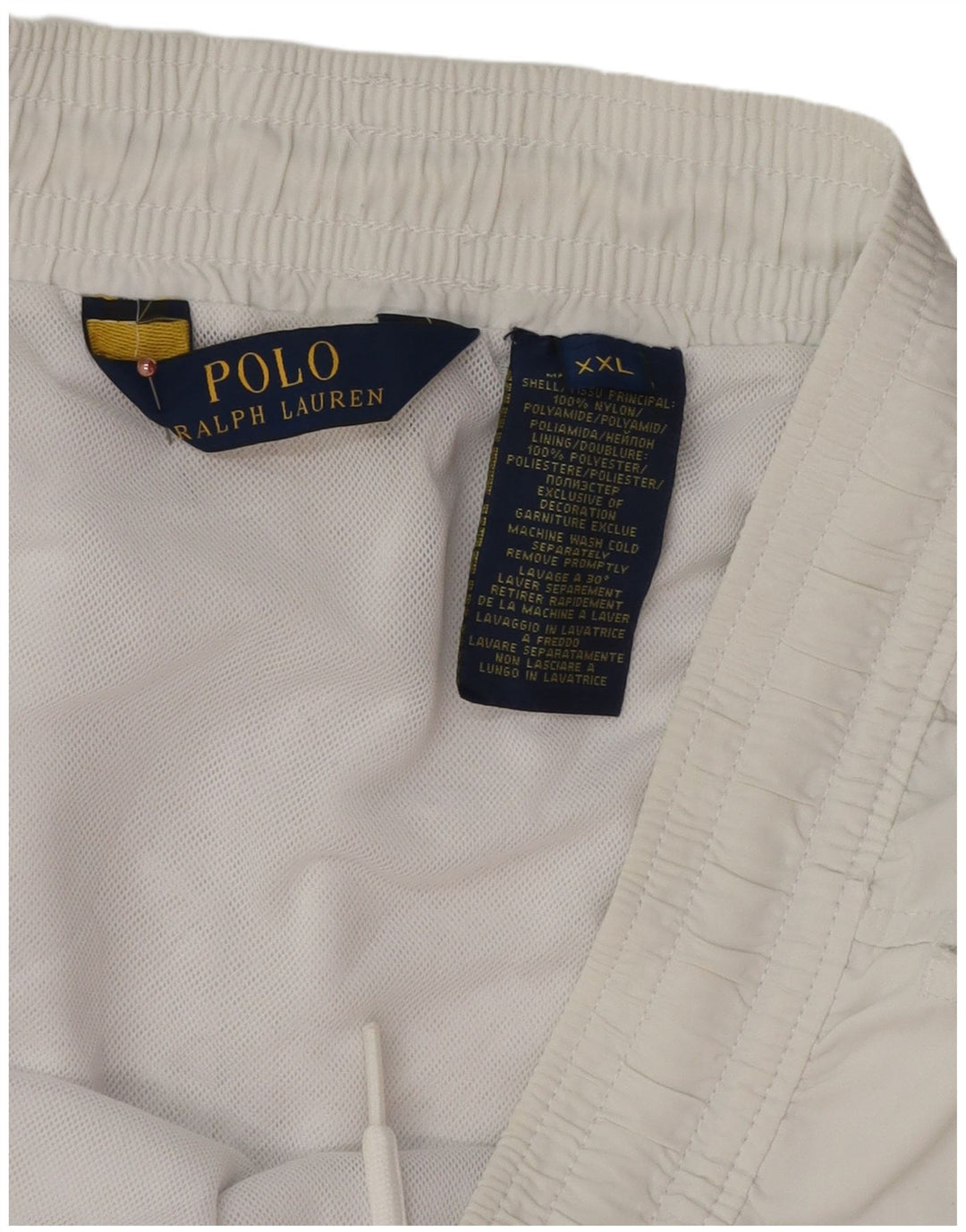 Polo Ralph Lauren Bañador Hombre 2XL Blanco Poliéster