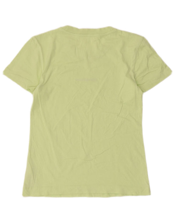 Calvin Klein Jeans Camiseta gráfica para mujer Top UK 12 Algodón verde medio