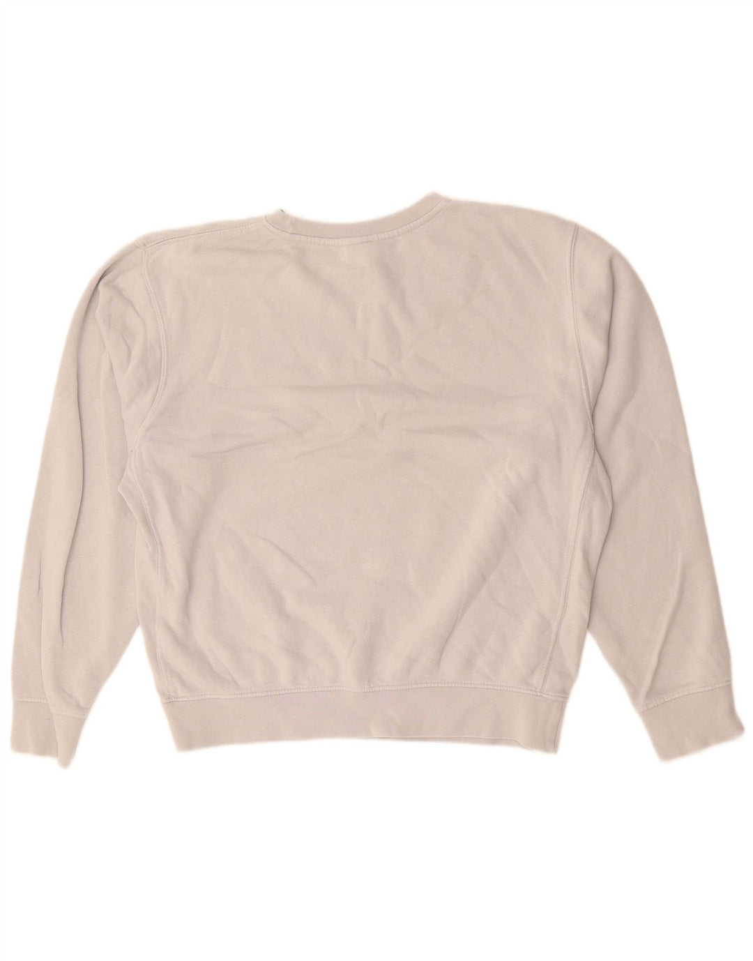 NIKE Mujer Sudadera Jumper UK 8 Small Gris Algodón