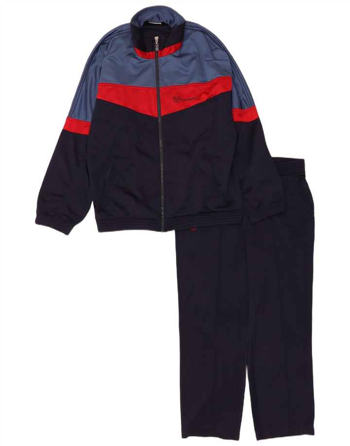 Sergio Tacchini Chándal completo para hombre IT 46 Small Azul marino Colorblock