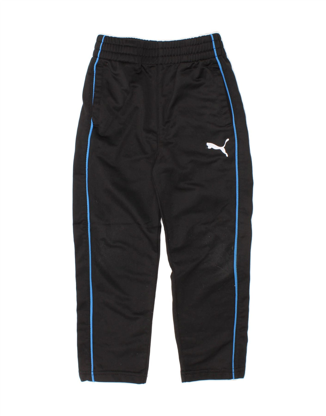 PUMA Boys Tracksuit Trousers 3-4 Years Black Polyester Vintage Puma and Second-Hand Puma from Messina Hembry 
