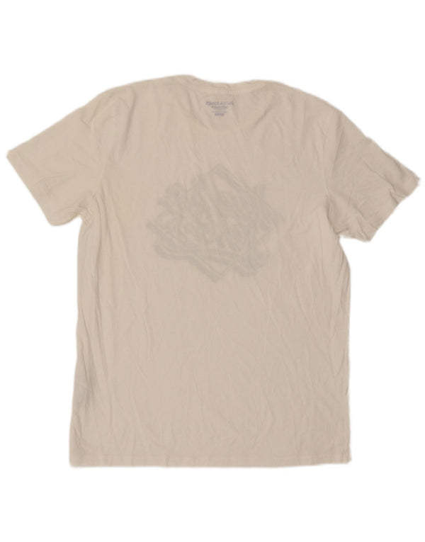 Jack & Jones Hombre Regular Fit Graphic Camiseta Top XL Algodón Blanco