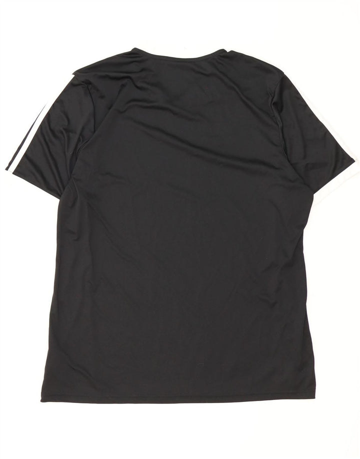 Adidas Hombre Climalite Camiseta Top XL Negro Poliéster