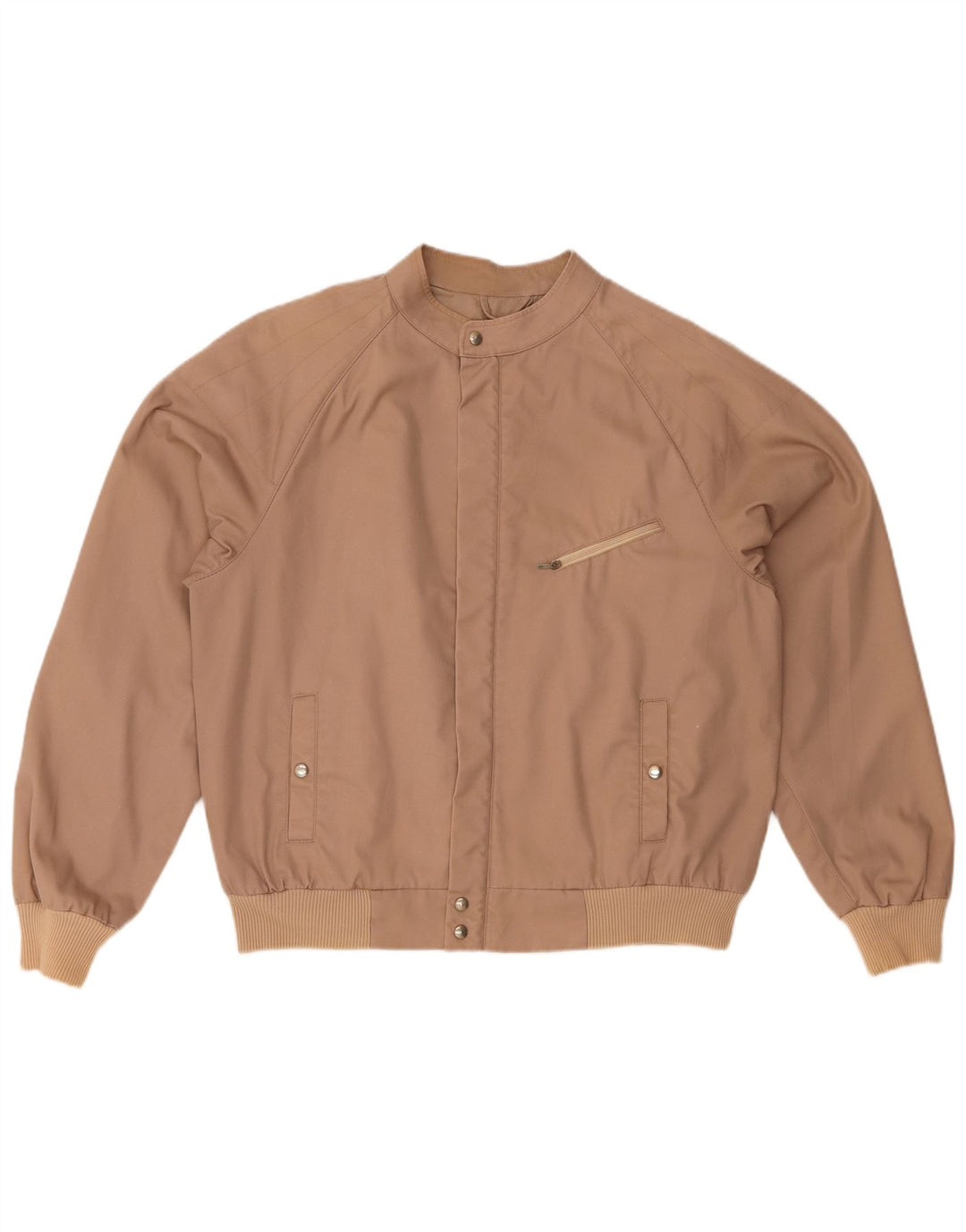 VINTAGE Mens Bomber Jacket UK 40 Large Brown
