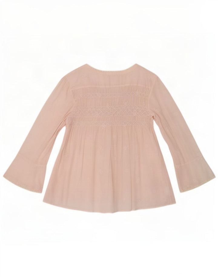 Odd Molly Top transparente de manga larga con lazo frontal para mujer UK 42 Rosa mediano