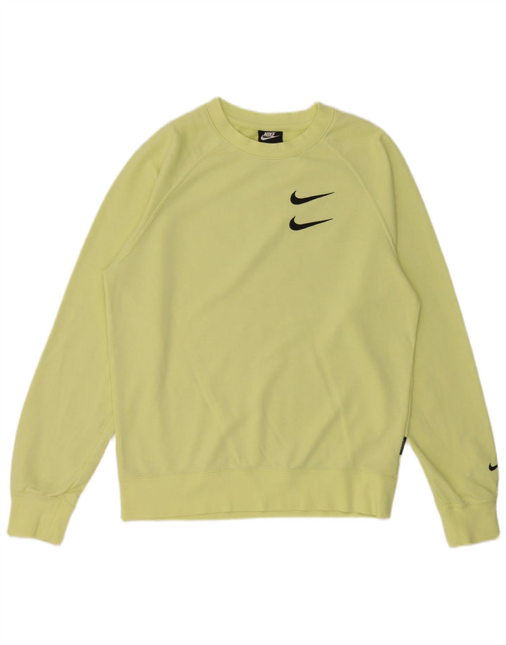 Nike Sudadera con gráfico para Hombre Jersey pequeño de algodón Amarillo