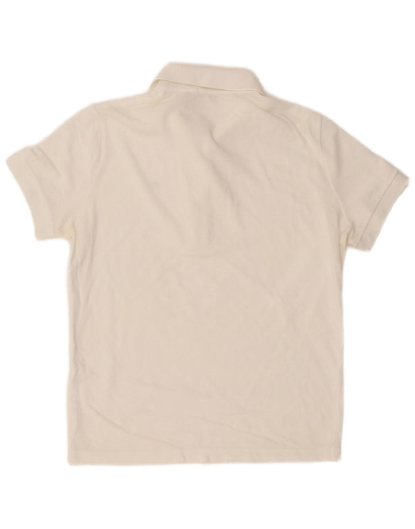 Polo LACOSTE para mujer talla 42 grande blanco