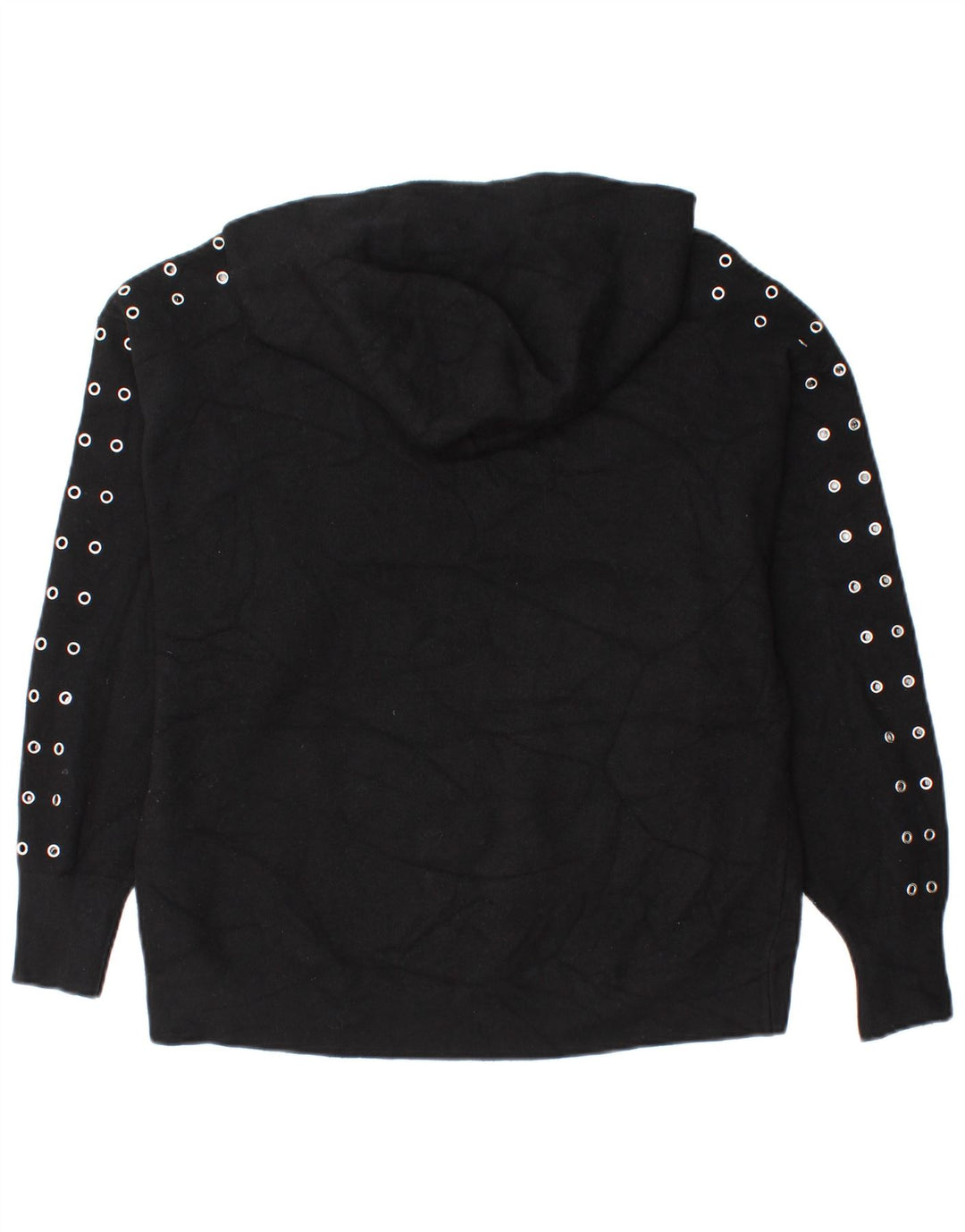 Zara Mujer Jersey Oversize Jersey UK 10 Small Viscosa Negra