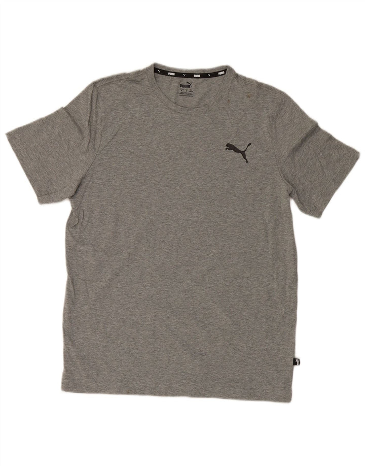 Camiseta Puma Hombre Top Gris Medio Algodón