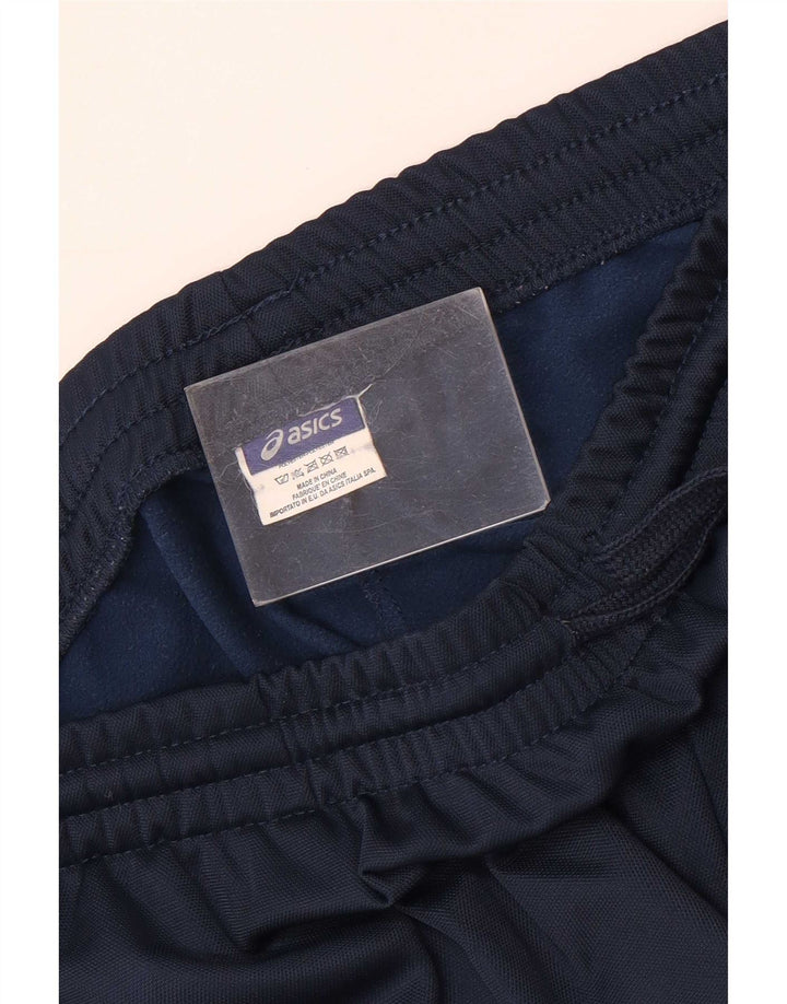 Asics Pantalón Chándal Hombre Grande Azul Marino Poliéster
