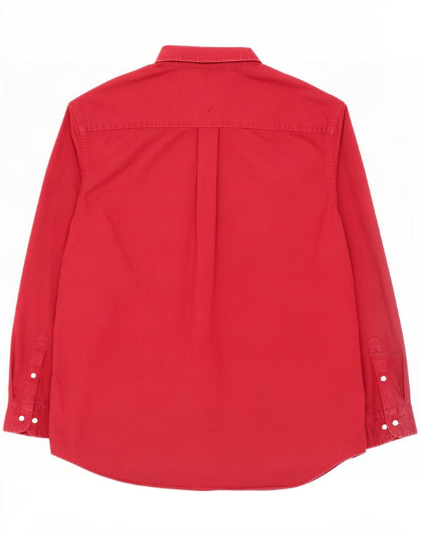 Tommy Hilfiger Camisa de corte clásico para hombre 2XL Algodón rojo