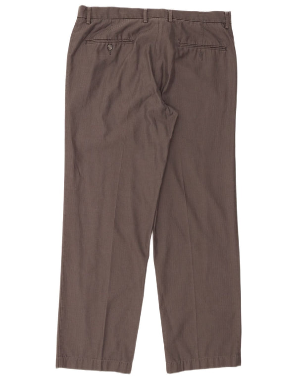 Dockers Pantalón chino recto para hombre W36 L31 Algodón gris a rayas