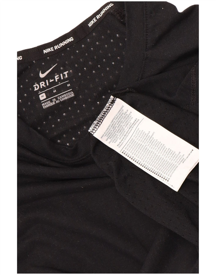 Camiseta Nike Dri Fit para hombre Top Medium Black Poliéster