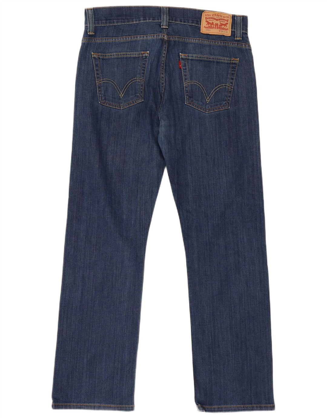 Levi's Vaqueros rectos 506 para hombre W34 L34 Algodón azul