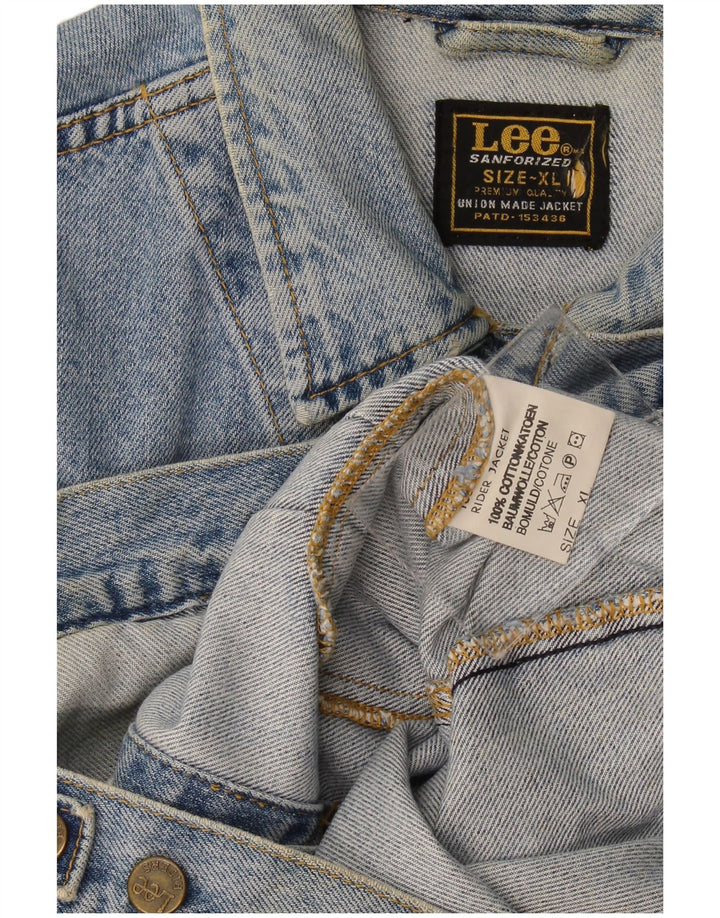 Lee Chaqueta vaquera para hombre UK 42 XL Algodón azul