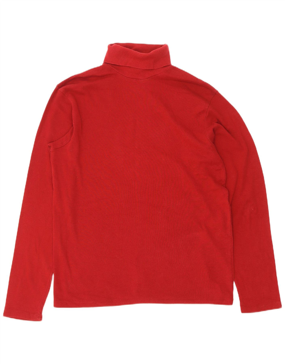 Gap Jersey con cuello vuelto para hombre, suéter grande de algodón rojo