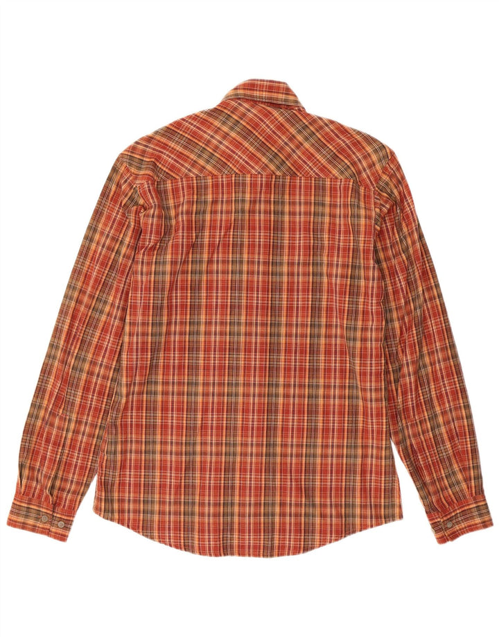 Marlboro Classics Camisa De Franela Para Hombre Algodón A Cuadros Rojos Pequeños
