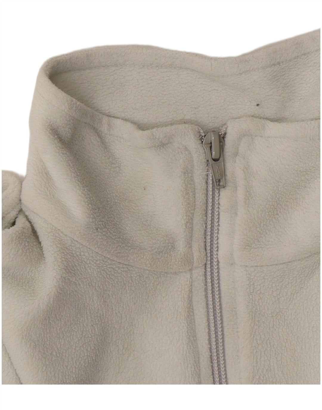 FILA Jersey polar con cuello y cremallera para hombre IT 56 XL Poliéster blanco