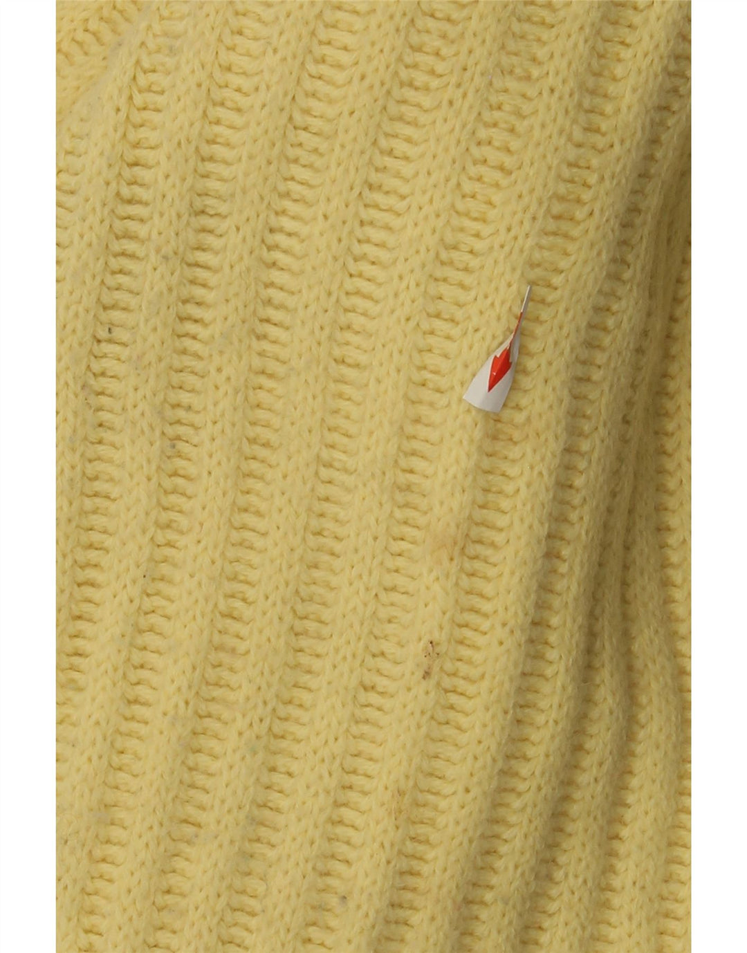 Benetton Jersey De Cuello Redondo IT 48 Acrílico Amarillo Medio
