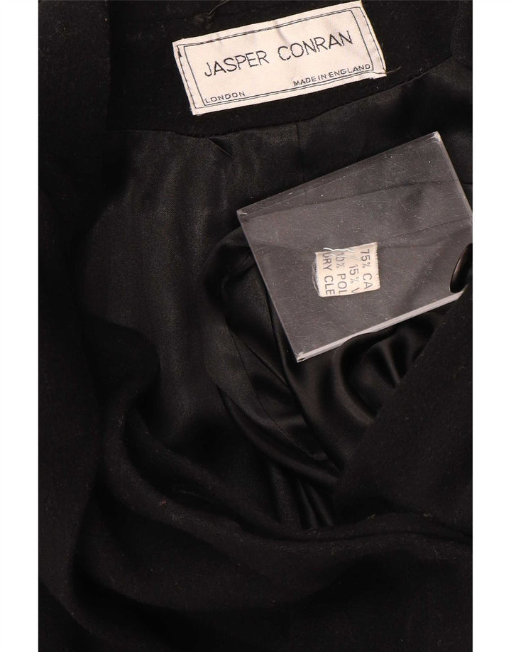 Jasper Conran Abrigo extragrande para mujer Reino Unido 44 Grande Cachemira negra