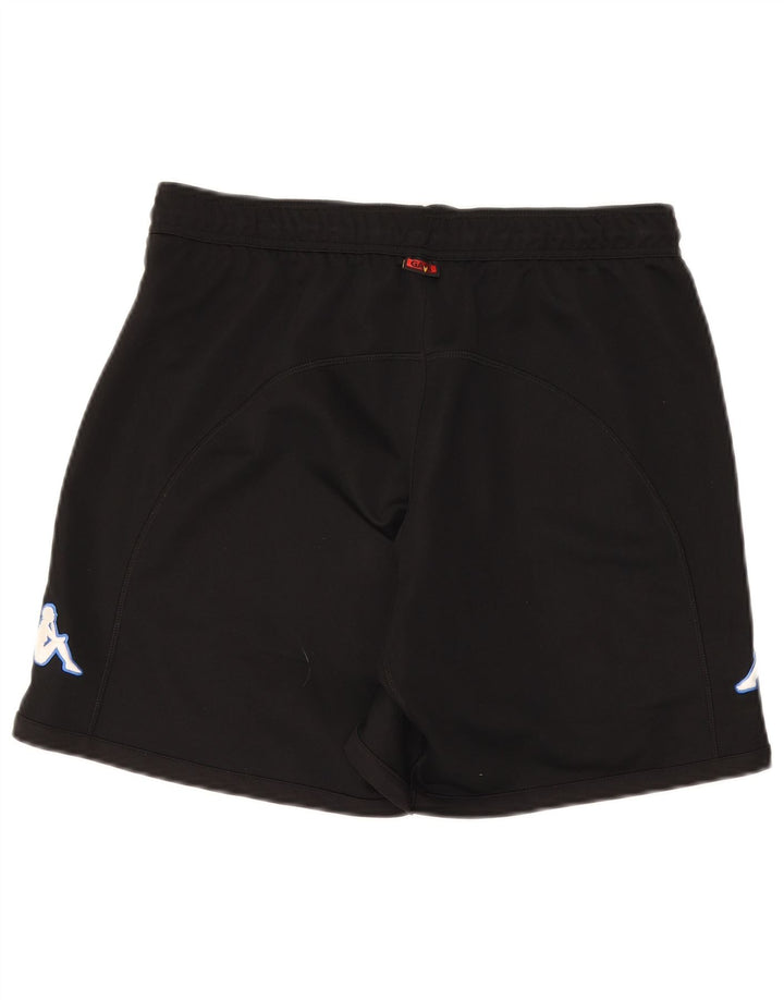 Kappa Mens Graphic Sport Shorts Medium Negro Poliéster