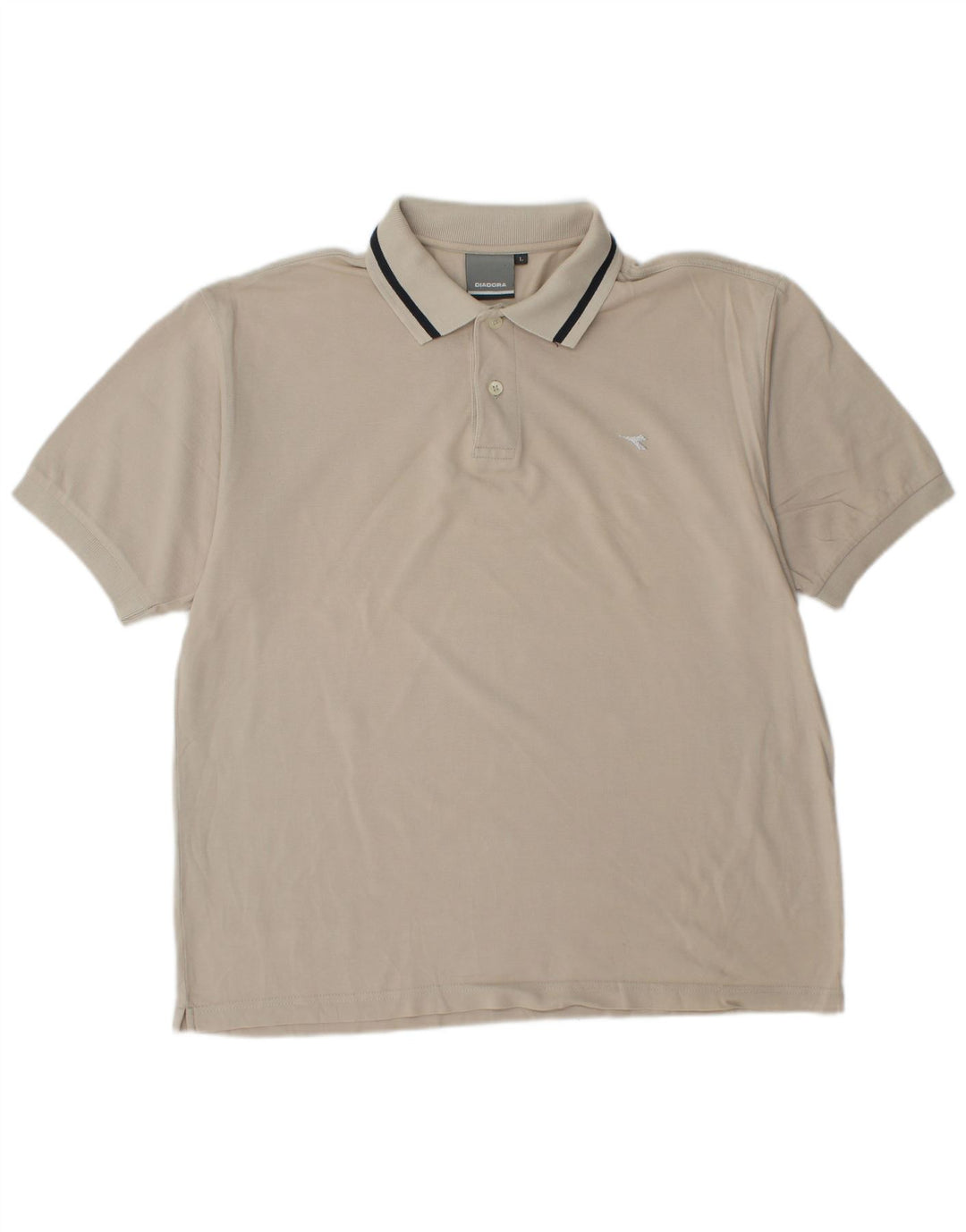 DIADORA Polo Hombre Grande Blanco Algodón