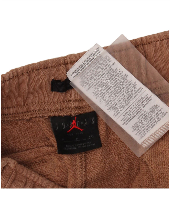JORDAN Pantalones de Chándal para Hombre Joggers Small Marrón Algodón
