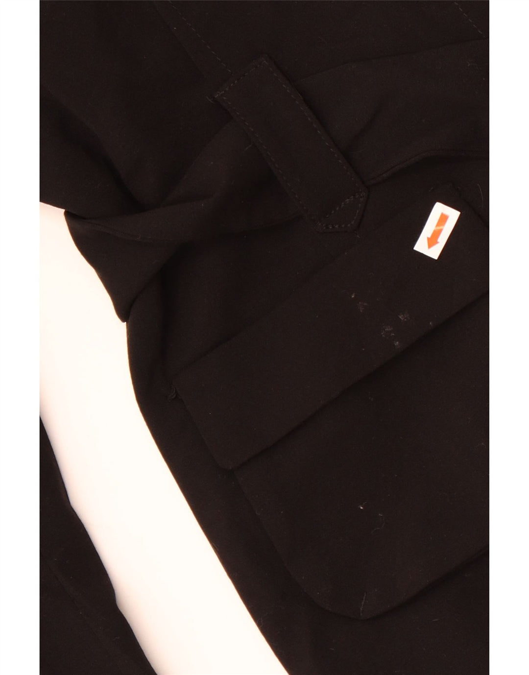 Calvin Klein Chaqueta Blazer para Mujer US 10 Grande Poliéster Negro