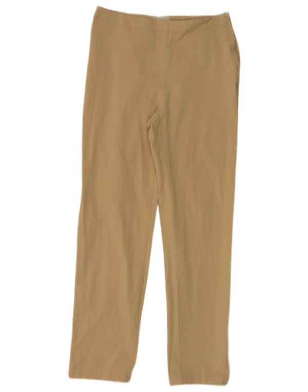 Pantalones Casuales Rectos Calvin Klein Mujer W31 L29 Algodón Beige