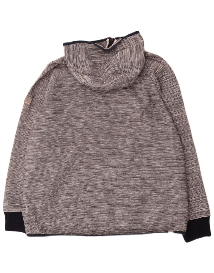 Bench Suéter con capucha y cremallera para hombre 2XL Acrílico moteado gris