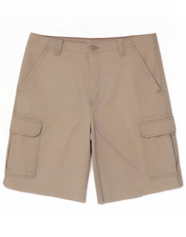 Mossimo Shorts Cargo Hombre Medium W32 Beige Algodón