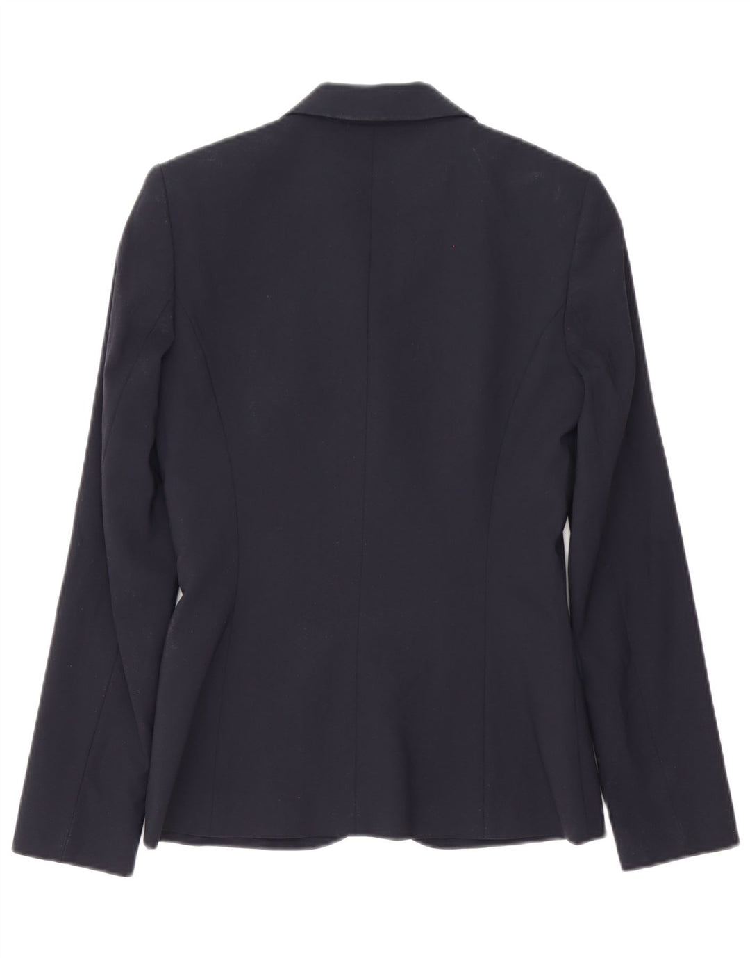 Hugo Boss Chaqueta Blazer de 2 Botones para Mujer UK 6 XS Lana Virgen Azul Marino