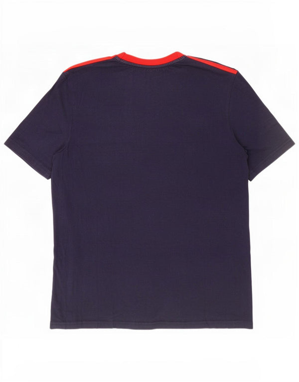 Fila Hombre Camiseta Gráfica Top Medium Azul Marino Colorblock