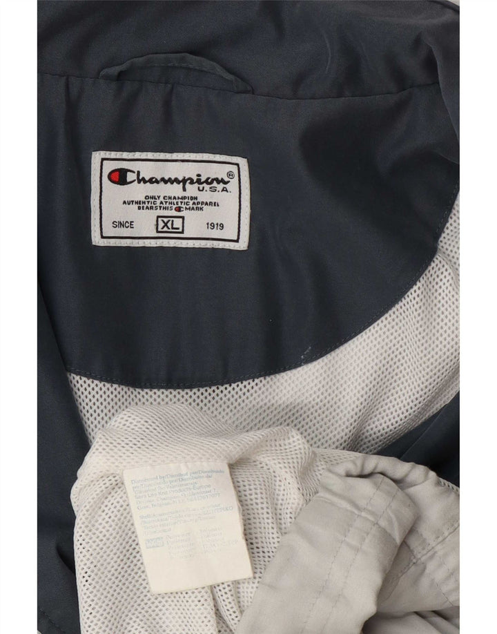 Champion Chaqueta de chándal para hombre XL Poliéster gris