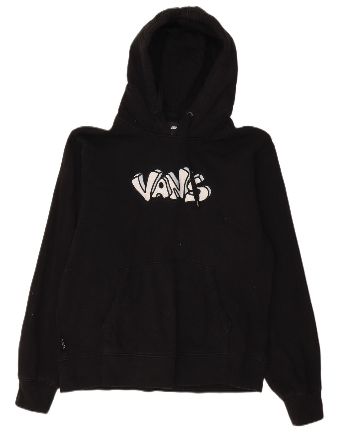 VANS Hombre Graphic Sudadera con capucha Jumper XS Algodón negro