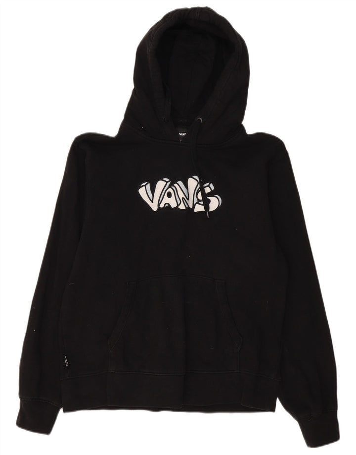 VANS Hombre Graphic Sudadera con capucha Jumper XS Algodón negro