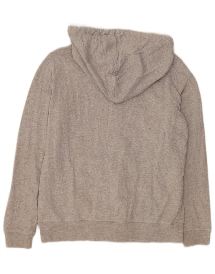 Marks & Spencer Suéter con capucha y cremallera extragrande para mujer UK 10 Small Grey Cotton